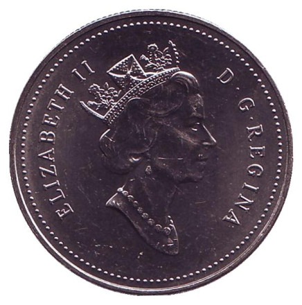 Монета 50 центов. 1992 год, Канада. 125 лет Конфедерации Канада. Монета 50 центов. 1992 год, Канада. 125 лет Конфедерации Канада.