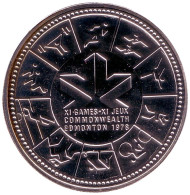 Монета 1 доллар. 1978 год, Канада. XI игры содружества в Эдмонтоне. Монета 1 доллар. 1978 год, Канада. XI игры содружества в Эдмонтоне.