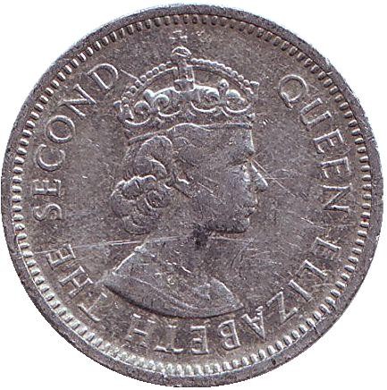 Монета 5 центов. 1986 год, Белиз. Монета 5 центов. 1986 год, Белиз.