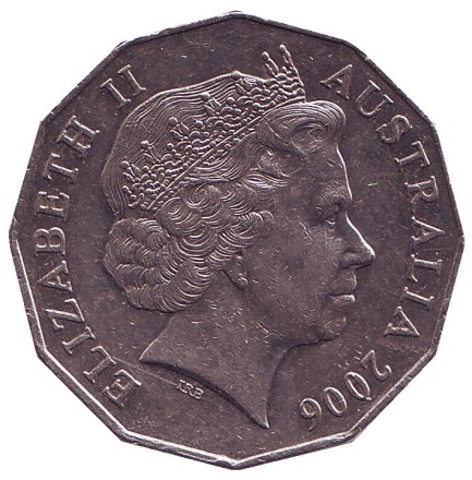Монета 50 центов. 2006 год, Австралия. Монета 50 центов. 2006 год, Австралия.