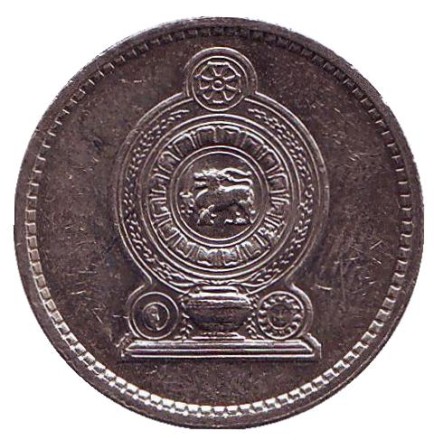 Монета 50 центов. 1994 год, Шри-Ланка. Монета 50 центов. 1994 год, Шри-Ланка.