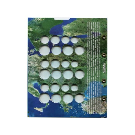 Лист блистерный. Разменные монеты евро. Формат "Optima". Лист блистерный. Разменные монеты евро. Формат "Optima".