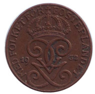Монета 1 эре. 1932 год, Швеция. Монета 1 эре. 1932 год, Швеция.