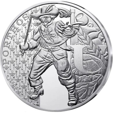 Набор из 4-х монет номиналом 10 евро. 2024 год, Франция. 180 лет роману "Три мушкетера". Набор из 4-х монет номиналом 10 евро. 2024 год, Франция. 180 лет роману "Три мушкетера".