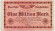 Рейхсбанкнота 1 миллион марок. 1923 год, Веймарская республика. Тип 2.