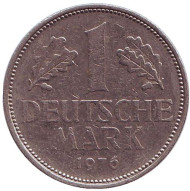 Монета 1 марка. 1976 год (D), ФРГ. Монета 1 марка. 1976 год (D), ФРГ.