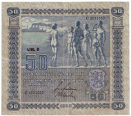 Бона 50 марок. 1939 год, Финляндия. Бона 50 марок. 1939 год, Финляндия.