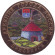 Монета 10 рублей. 2008 год, Россия. (Цветная). Приозерск. Серия "Древние города России". Монета 10 рублей. 2008 год, Россия. (Цветная). Приозерск. Серия "Древние города России".