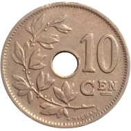 Монета 10 сантимов. 1925 год, Бельгия. (Belgie) Монета 10 сантимов. 1925 год, Бельгия. (Belgie)