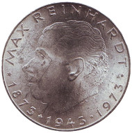 Монета 25 шиллингов. 1973 год, Австрия. 100 лет со дня рождения Макса Рейнхардта. Монета 25 шиллингов. 1973 год, Австрия. 100 лет со дня рождения Макса Рейнхардта.