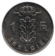 Монета 1 франк. 1972 год, Бельгия. (Belgie) Монета 1 франк. 1972 год, Бельгия. (Belgie)