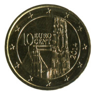 Монета 10 центов. 2014 год, Австрия. Монета 10 центов. 2014 год, Австрия.
