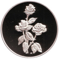 Розы. С любовью и нежностью...! Памятный жетон, ММД. (Нейзильбер)