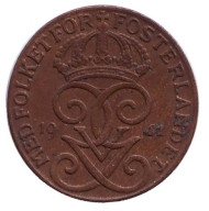 Монета 1 эре. 1941 год, Швеция. Монета 1 эре. 1941 год, Швеция.