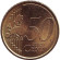 Монета 50 центов. 2008 год, Испания.