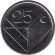 Монета 25 центов, 2023 год, Аруба. Монета 25 центов, 2023 год, Аруба.