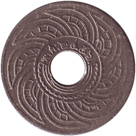 Монета 10 сатангов. 1913 год, Таиланд. Монета 10 сатангов. 1913 год, Таиланд.