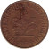 Монета 10 пфеннигов. 1973 год (J), ФРГ. Дубовые листья. Монета 10 пфеннигов. 1973 год (J), ФРГ. Дубовые листья.
