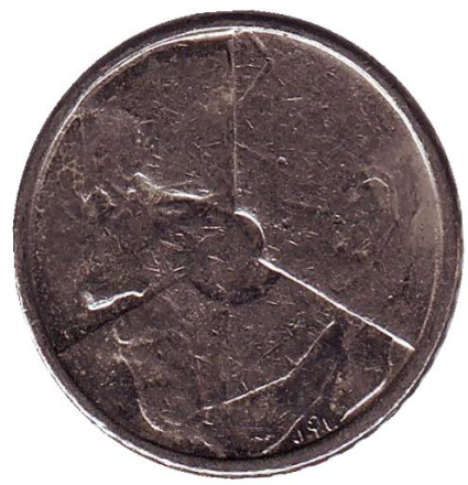 Монета 50 франков. 1988 год, Бельгия. (Belgique)