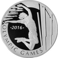 Монета 100 тенге, 2013 год, Казахстан. Прыжки с шестом. Олимпийские игры 2016. Монета 100 тенге, 2013 год, Казахстан. Прыжки с шестом. Олимпийские игры 2016.