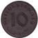 Монета 10 рейхспфеннигов. 1940 год, Германия (Третий Рейх). (D). Монета 10 рейхспфеннигов. 1940 год, Германия (Третий Рейх). (D).