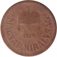 Монета 2 филлера. 1928 год, Венгрия. Монета 2 филлера. 1928 год, Венгрия.
