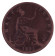 Монета 1/2 пенни. 1893 год, Великобритания. Монета 1/2 пенни. 1893 год, Великобритания.
