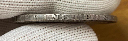 Монета 120 грано. 1805 год, Неаполитанское королевство. (Бюст в броне, узкий щит). Фердинанд IV.