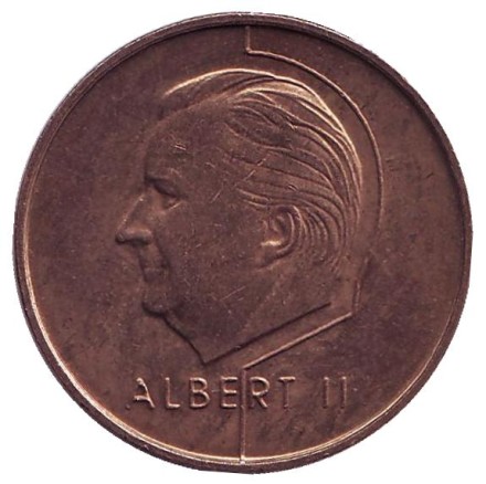 Монета 20 франков. 1997 год, Бельгия. (Belgie) Монета 20 франков. 1997 год, Бельгия. (Belgie)