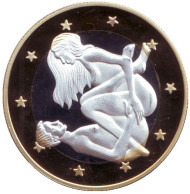 6 эросов (Sex euros). Сувенирный жетон. (Вар. 15) 6 эросов (Sex euros). Сувенирный жетон. (Вар. 15)