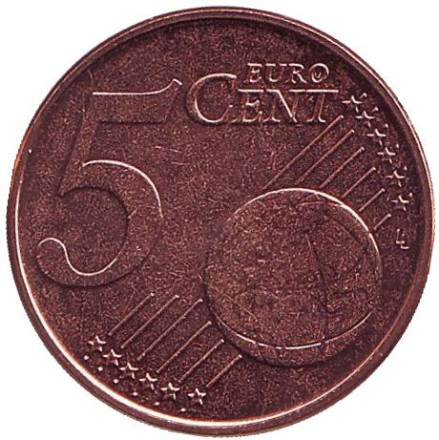 Монета 5 центов. 1999 год, Бельгия. Монета 5 центов. 1999 год, Бельгия.