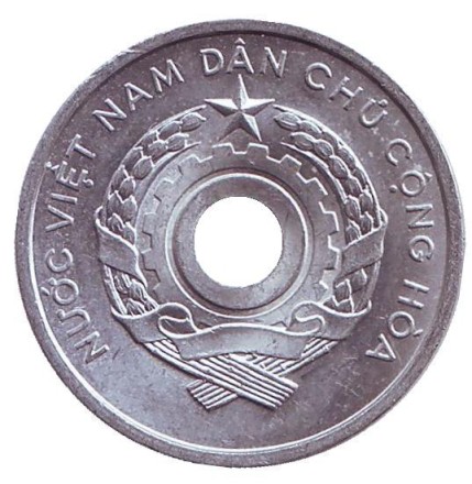 Монета 5 су. 1958 год, Вьетнам. XF.