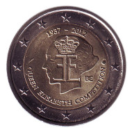 Монета 2 евро. 2012 год, Бельгия. 75 лет конкурсу имени королевы Елизаветы. Монета 2 евро. 2012 год, Бельгия. 75 лет конкурсу имени королевы Елизаветы.