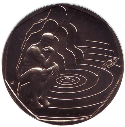 Монета 200 форинтов, 2000 год, Венгрия. Миллениум.