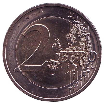 Монета 2 евро. 2019 год, Германия. 30 лет падению Берлинской стены.