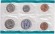 Набор из 5-ти монет номиналами 1, 5, 10 и 25 центов с жетоном. 1969 год, США. Дворы "S" и "P".