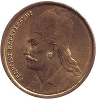 Монета 2 драхмы. 1986 год, Греция. Монета 2 драхмы. 1986 год, Греция.