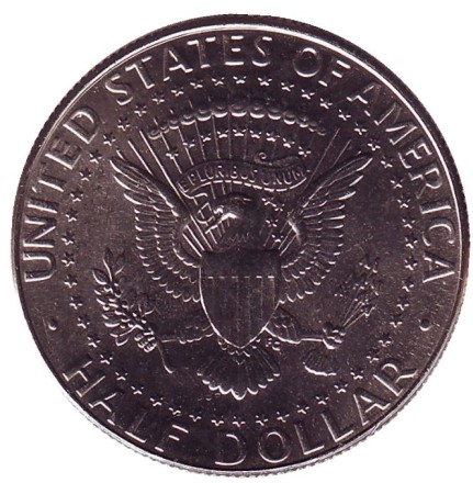 Монета 50 центов. 2002 год (D), США. Джон Кеннеди. Монета 50 центов. 2002 год (D), США. Джон Кеннеди.
