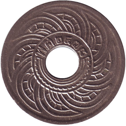 Монета 10 сатангов. 1935 год, Таиланд. Монета 10 сатангов. 1935 год, Таиланд.