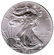 Монета 1 доллар, 2012 год, США. Шагающая свобода.