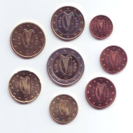 Набор монет евро (8 шт). 2005 год, Ирландия.