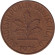 Монета 10 пфеннигов. 1976 год (J), ФРГ. Дубовые листья. Монета 10 пфеннигов. 1976 год (J), ФРГ. Дубовые листья.