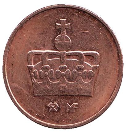 Монета 50 эре. 2004 год, Норвегия. Животное. Монета 50 эре. 2004 год, Норвегия. Животное.