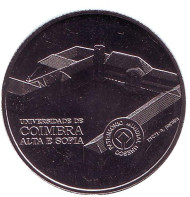 Монета 2,5 евро. 2014 год, Португалия. Коимбрский университет. (Коимбра). Монета 2,5 евро. 2014 год, Португалия. Коимбрский университет. (Коимбра).