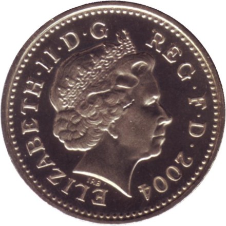 Монета 1 фунт. 2004 год, Великобритания. Мост Форт-Бридж в Шотландии. Proof. Монета 1 фунт. 2004 год, Великобритания. Мост Форт-Бридж в Шотландии. Proof.