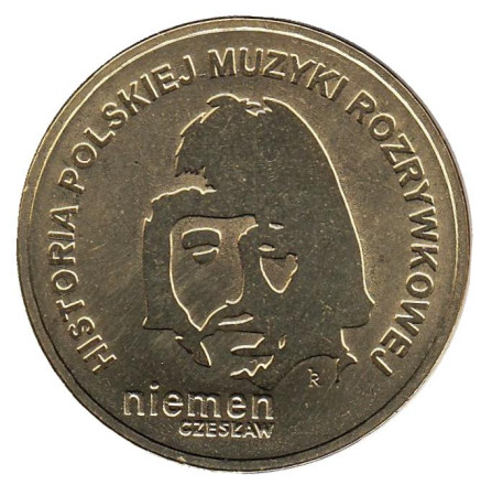 Монета 2 злотых, 2009 год, Польша. Чеслав Юлиуш Немен.
