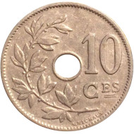 Монета 10 сантимов. 1928 год, Бельгия. (Belgique)  Монета 10 сантимов. 1928 год, Бельгия. (Belgique)