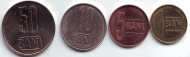 Набор монет Румынии (4 шт.), 2015 год, Румыния. Набор монет Румынии (4 шт.), 2015 год, Румыния.