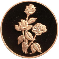 Розы. Чарующие звуки. Памятный жетон, ММД. (Латунь)