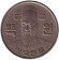 Монета 100 вон. 1975 год, Южная Корея. Монета 100 вон. 1975 год, Южная Корея.